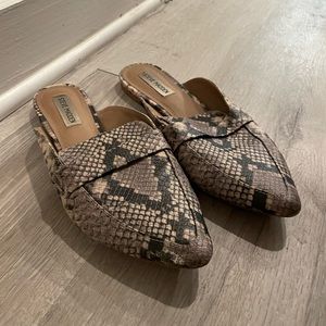 Steve Madden Snake Print Loafers